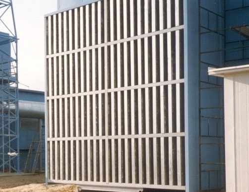 Wielkogabarytowy tłumik akustyczny przemysłowy o konstrukcji klatkowej – Energopiast